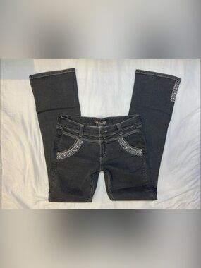 Unique Vintage Grey Lowrise Bootcut Jeans
